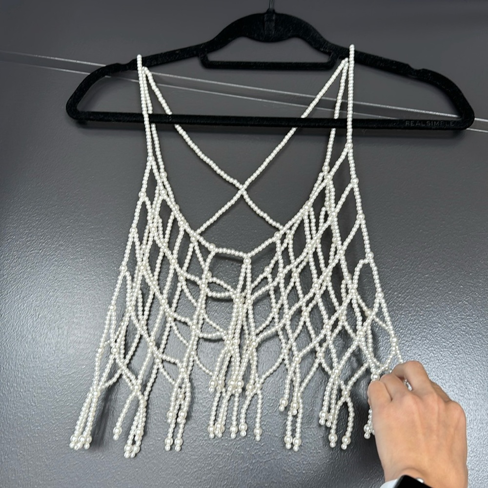 Anthropologie Beaded Tank